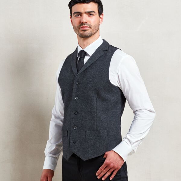 Premier Herringbone Waistcoat Thumbnail